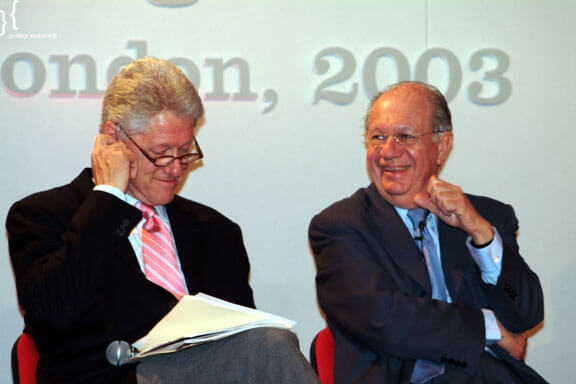 Bill Clinton attended the Progressive Governance Series in 2003.